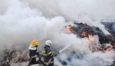 Пожар в карьере под Алматы: жители почувствовали запах гари