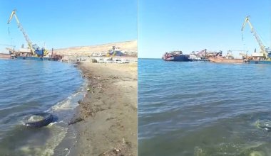 Каспий покрылся маслянистым пятном: экологи проверяют воду