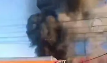 Сильный пожар произошел в компьютерном клубе Тараза