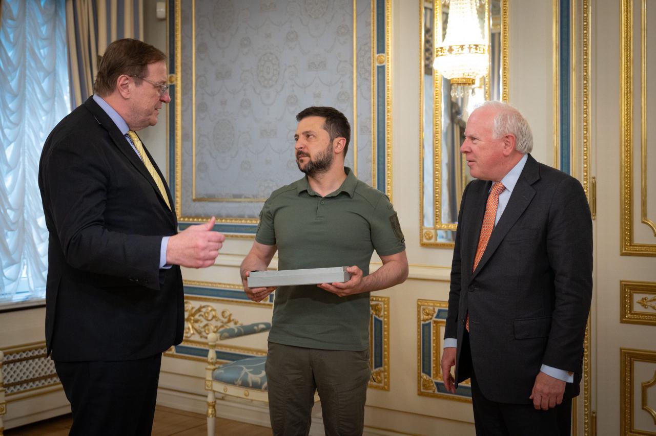 Руководство Aтлантического Совета недавно посетило Киев, Украина
