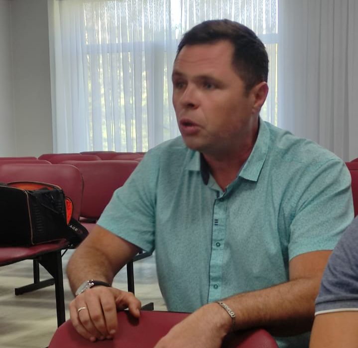 шахтер Владимир Ханиев, получивший инвалидность после взрыва метана на шахте им. Ленина 3 ноября 2022 года.
